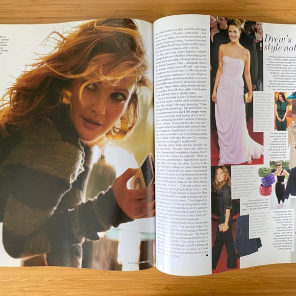 British Vogue, August 2007 Vol.173 ft. Drew Barrymore - Picture 4 of 4